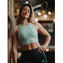 Training bra green CHEST TANK for women | BARBELL REGIMENT
