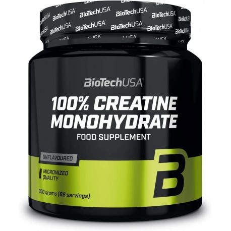 Créatine non aromatisée - 300 Gr 100 % CREATINE MONOHYDRATE| BioTechUSA