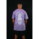 Unisex purple oversized T-Shirt TRAIN HARD STAY COOL | VERY BAD WOD