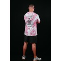 T-Shirt oversize unisexe rose TIE DYE FRENCH WOD | VERY BAD WOD