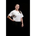 White oversized Crop Top STRONG BEAUTY | VERY BAD WOD