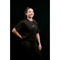Crop top crossfit oversize noir STRONG BEAUTY | VERY BAD WOD