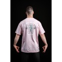 Unisex light pink oversized T-Shirt HAND OF DESTINY | VERY BAD WOD