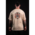 T-Shirt oversize unisexe greige brown SAINT OF MY TIME | VERY BAD WOD
