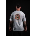 T-Shirt oversize unisexe vert de gris SAINT OF MY TIME | VERY BAD WOD