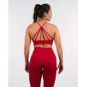 Legging femme CROSSFIT® GALAXY Rouge Carmine | NORTHERN SPIRIT