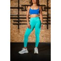 Training legging turquoise blue LILY | BARBELL REGIMENT