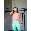 Training legging flashy green SOFY | BARBELL REGIMENT