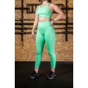 Legging Femme SOFY vert flashy | BARBELL REGIMENT