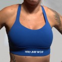 Brassière sport bleu électrique ISABEL | VERY BAD WOD