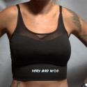 Sport bra NANCY model black| VERY BAD WOD