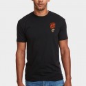 Men's Black T-Shirt FLOOR ON FIRE | JUSTHANG