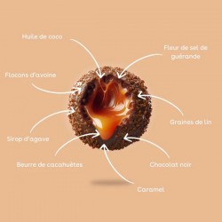 Monka Balls Caramel – Energy balls bio et veggie-friendly