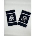Unisex SWEATBANDS cotton black| VERY BAD WOD