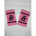 Bandes de poignet absorbantes - SWEATBANDS rose clair| VERY BAD WOD