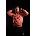 Sweat capuche unisexe rose THE SWEETY Corail | VERY BAD WOD