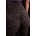 Legging taille haute galbant Femme MARBLE noir | VERY BAD WOD