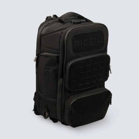 Sac à Dos PICSIL MAVERICK 40L noir 2e gen – Pour le Sport et les Voyages, Robuste et Ergonomique