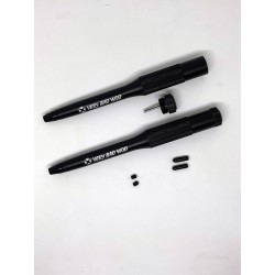 Poignées corde à sauter Velocity Very Bad Wod – Noires, aluminium rapide