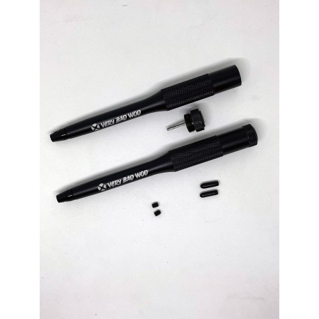 Poignées corde à sauter Velocity Very Bad Wod – Noires, aluminium rapide