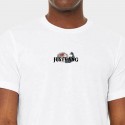 T-shirt sport unisexe Justhang Koi Carp blanc