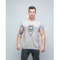 Unisex T-shirt grey SKULL| VERY BAD WOD x WILL LENNART TATOO