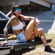 Short femme multicolore HONEYCOMB| SAVAGE BARBELL