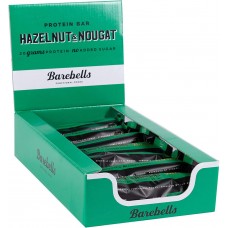 Pack of 12 Protein bars HAZELNUT & NOUGAT| BAREBELLS